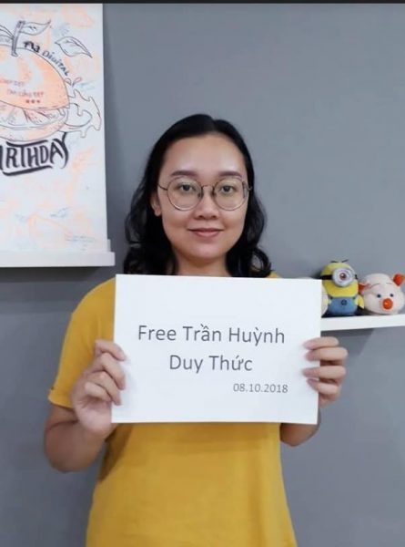 Ms. Tram Tran, Mr. Tran Huynh Duy Thuc’s daughter